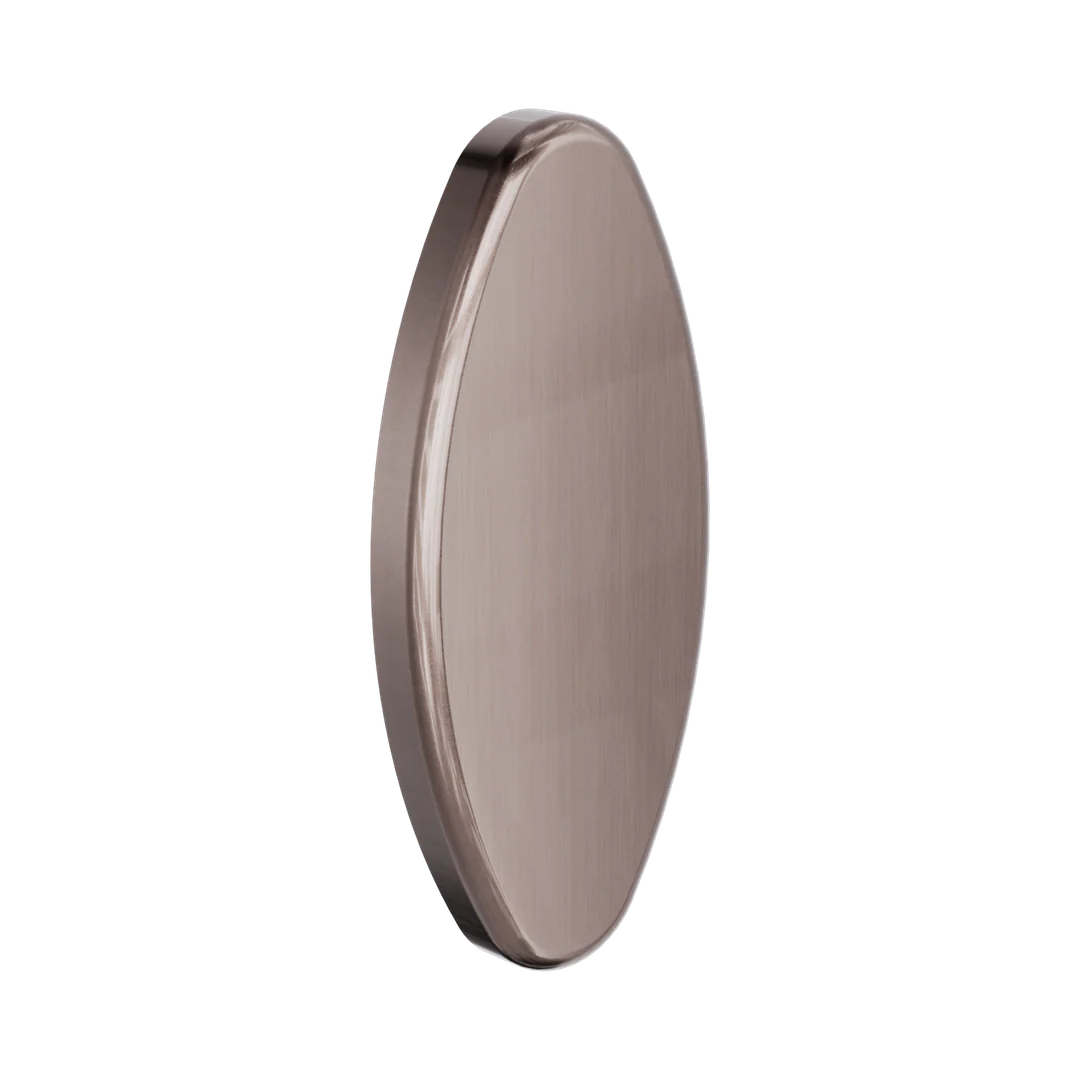 Nero Backrest Removable Wall Cover Plate Brushed Bronze