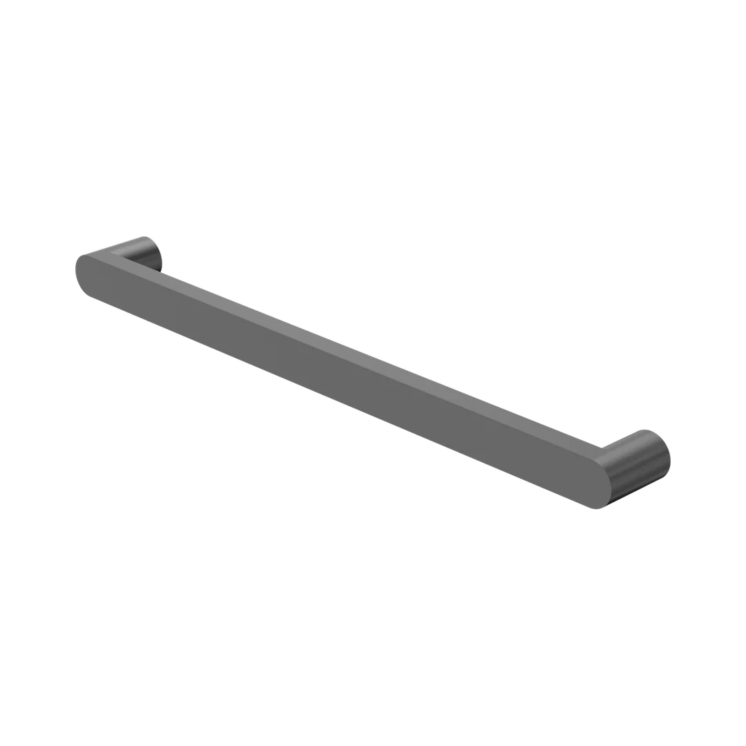 Nero Bianca 240V Single Heated Towel Rail Gun Metal
