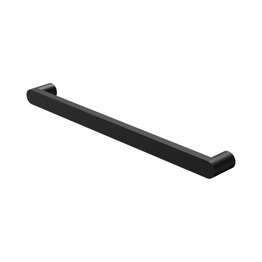 Nero Bianca 240V Single Heated Towel Rail Matte Black