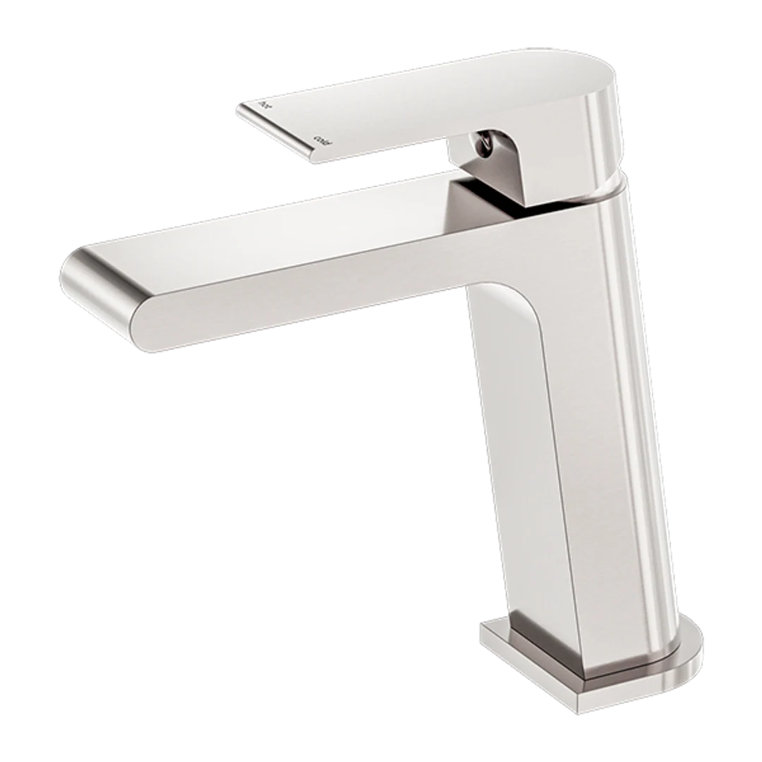 Nero Bianca Basin Mixer Brushed Nickel
