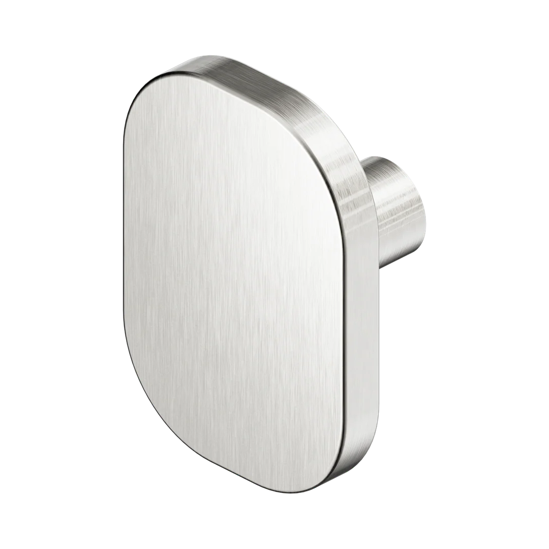 Nero Bianca Cabinet Knob Brushed Nickel