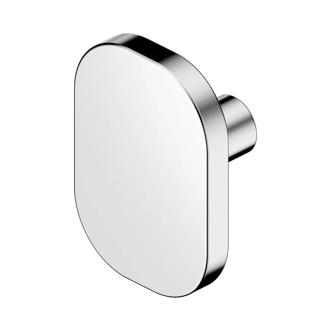 Nero Bianca Cabinet Knob Chrome