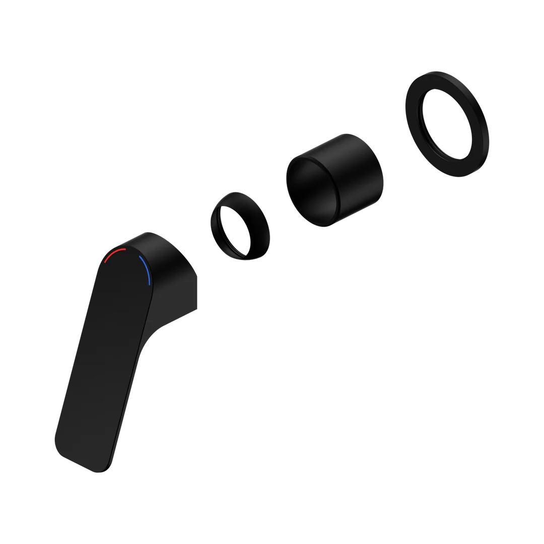 Nero Bianca Care Shower Mixer 60Mm Plate Trim Kits Only Matte Black