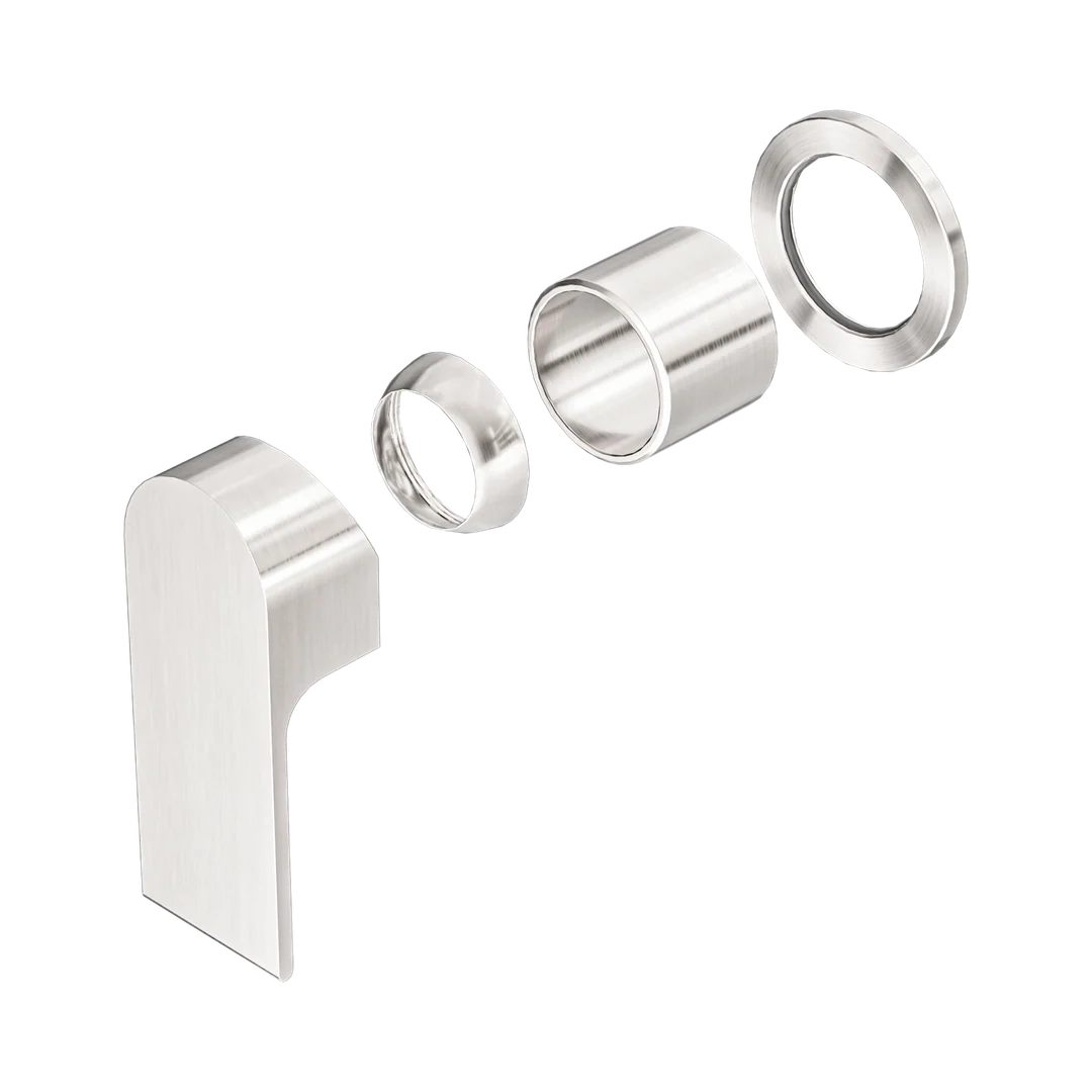 Nero Bianca Shower Mixer 60Mm Plate Trim Kits Only Brushed Nickel