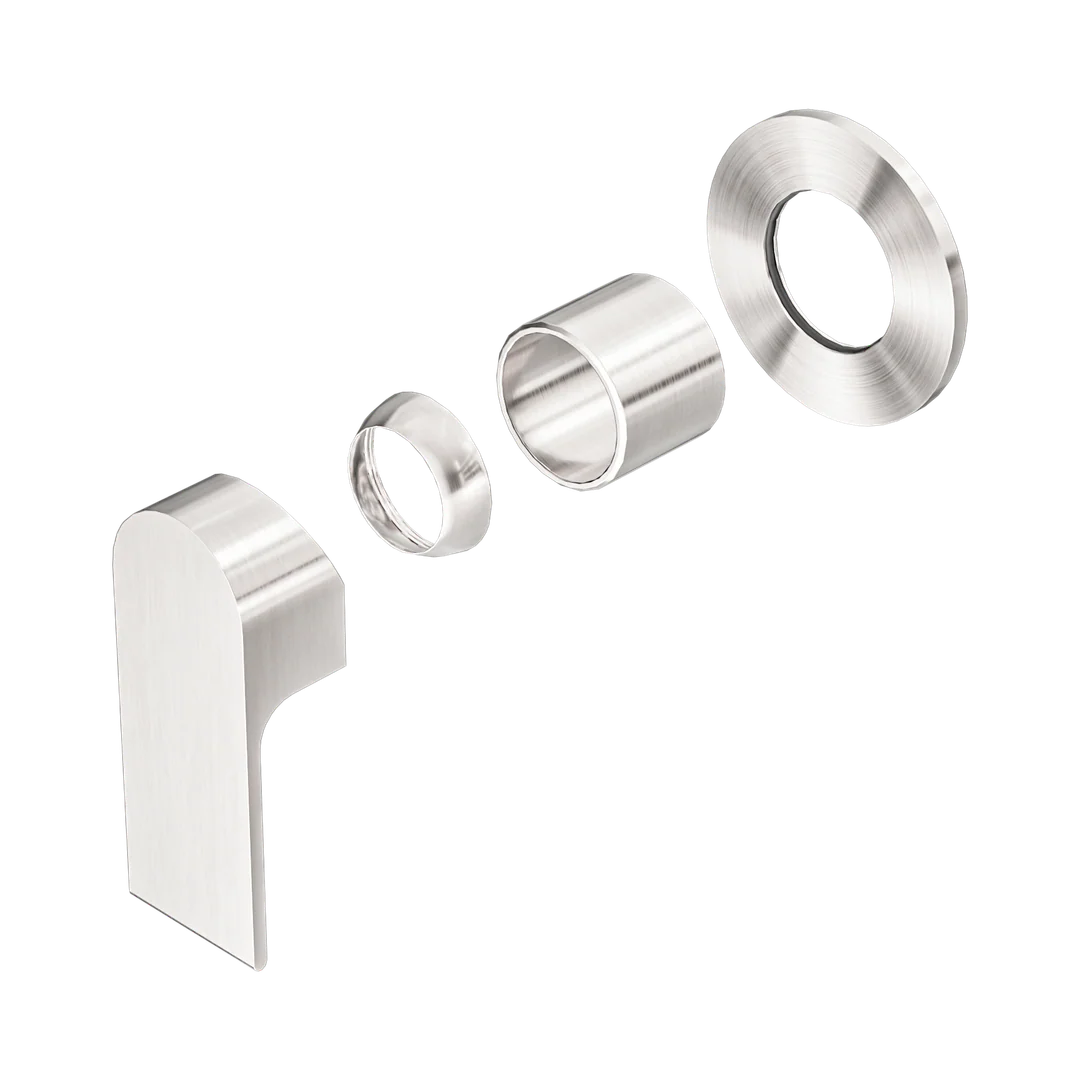Nero Bianca Shower Mixer 80Mm Plate Trim Kits Only Brushed Nickel