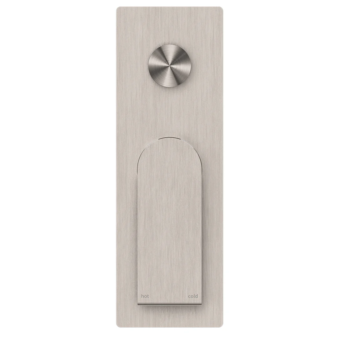 Nero Bianca Shower Mixer With Divertor Brushed Nickel - Image 5