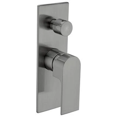 Nero Bianca Shower Mixer With Divertor Gun Metal Grey - Image 4