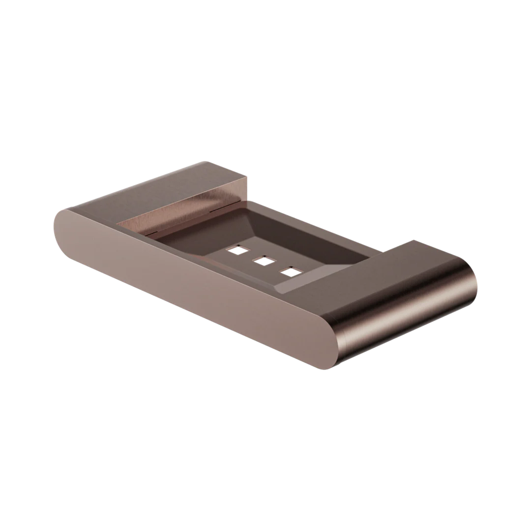 Nero Bianca Soap Dish Holder Brushed Bronze