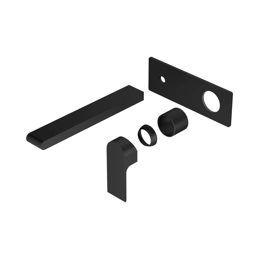 Nero Bianca Wall Basin/Bath Mixer 230Mm Trim Kits Only Matte Black