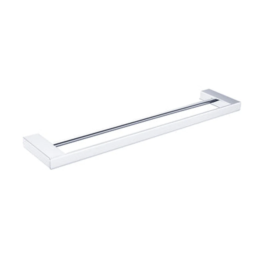 Nero Celia 800Mm Double Towel Rail Chrome