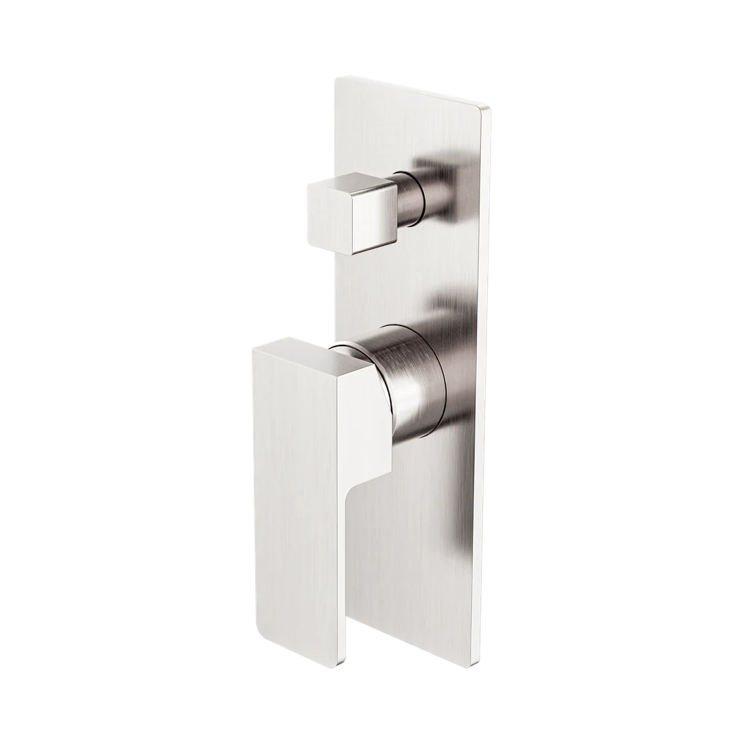 Nero Celia Shower Mixer With Diverter Brushed Nickel