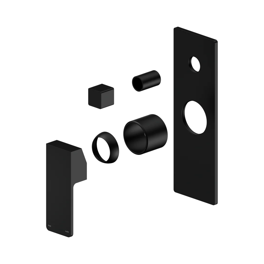 Nero Celia Shower Mixer With Diverter Trim Kits Only Matte Black