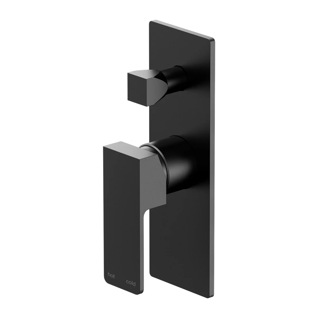 Nero Celia Shower Mixer With Divertor Matt Black - Image 2
