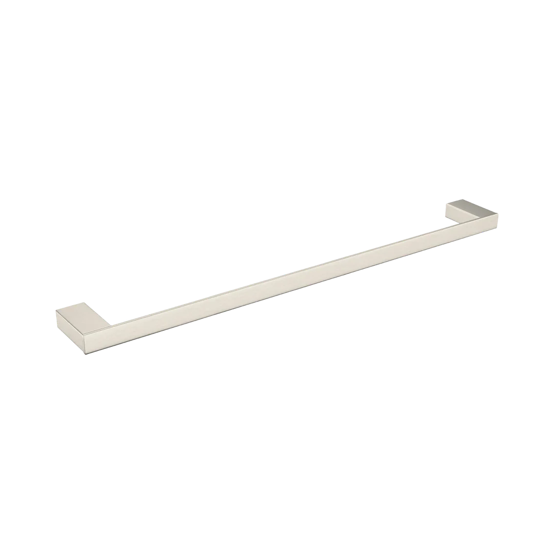 Nero Celia Single Towel Rail 800Mm Brushed Nickel