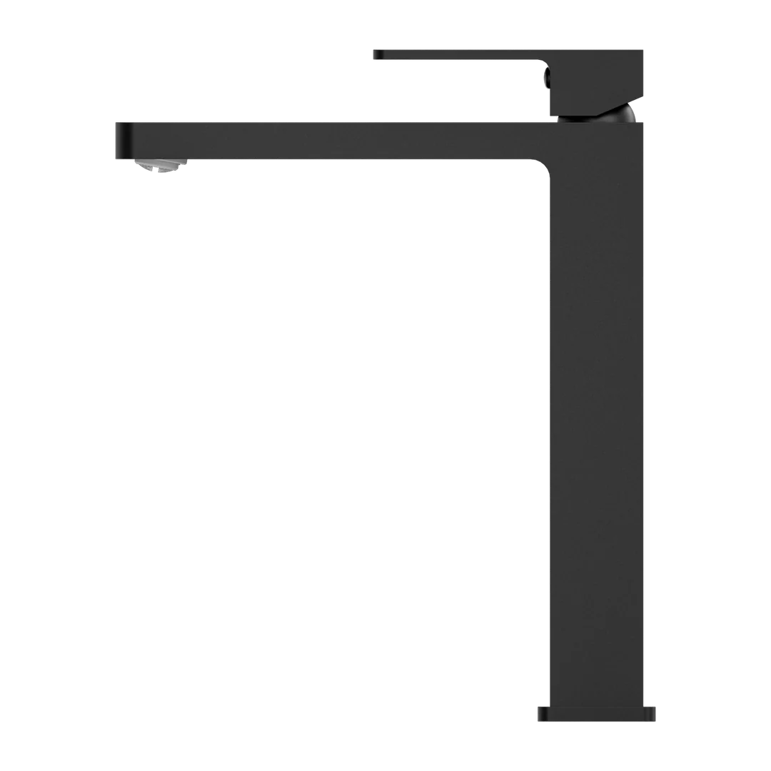 Nero Celia Tall Basin Mixer Matt Black - Image 4