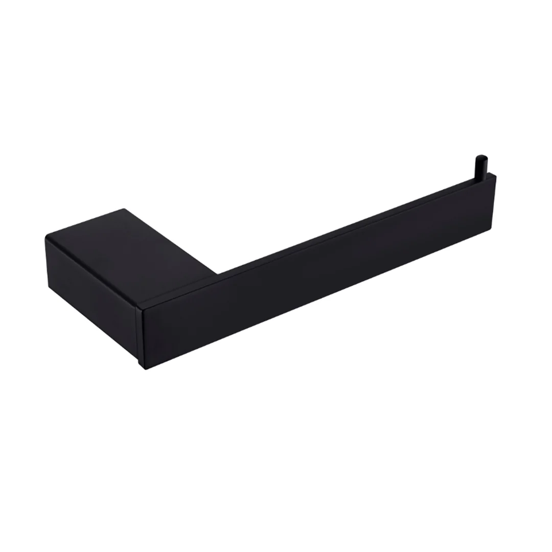Nero Celia Toilet Roll Holder Matt Black - Image 2