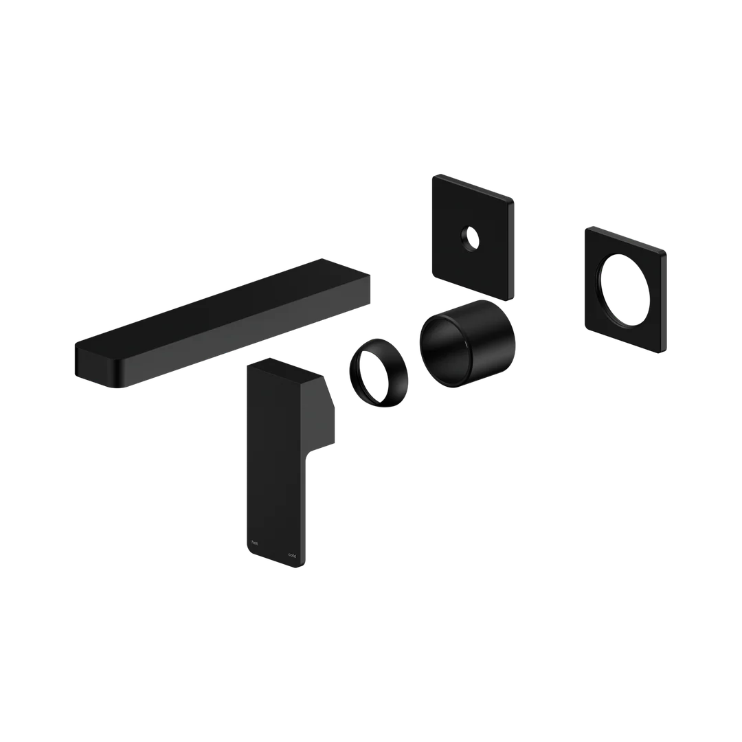 Nero Celia Wall Basin/Bath Mixer Separate Back Plate Trim Kits Only Matte Black