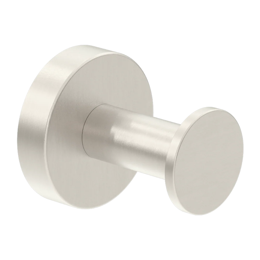 Nero Classic Robe Hook Brushed Nickel - Image 2