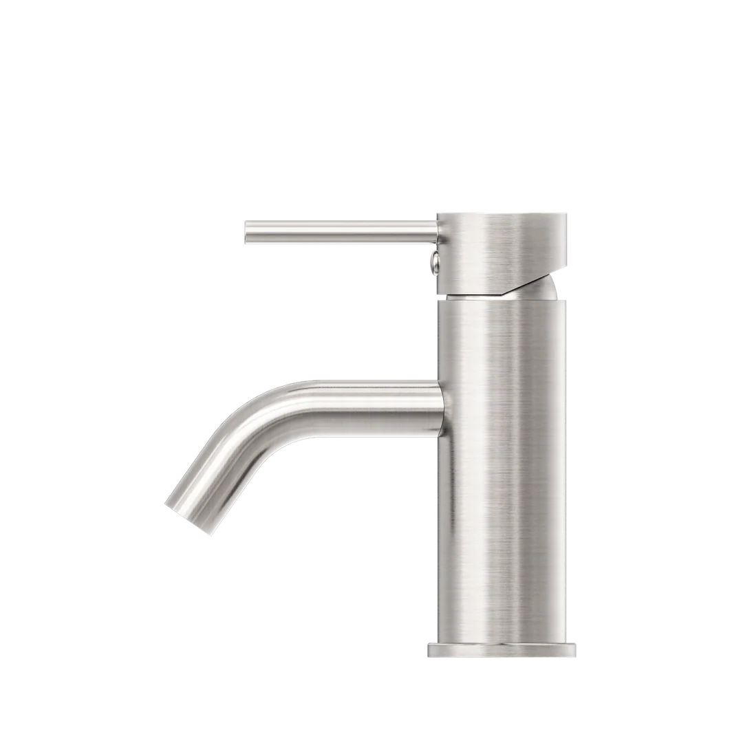 Nero Dolce Basin Mixer Stylish Spout Brushed Nickel - Image 5