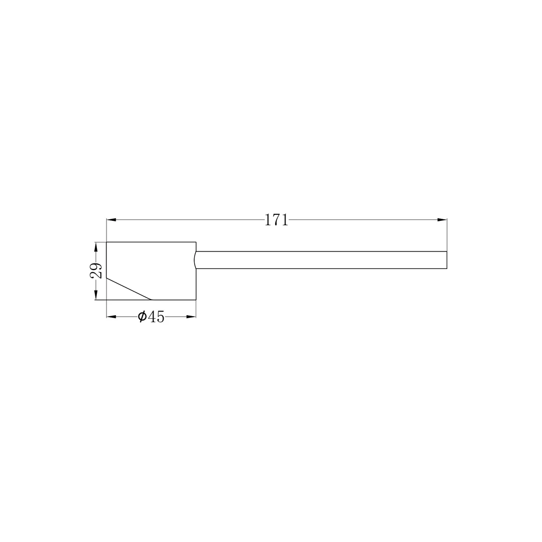 Nero Dolce Care Handle Only Handle Up Matte Black - Image 2