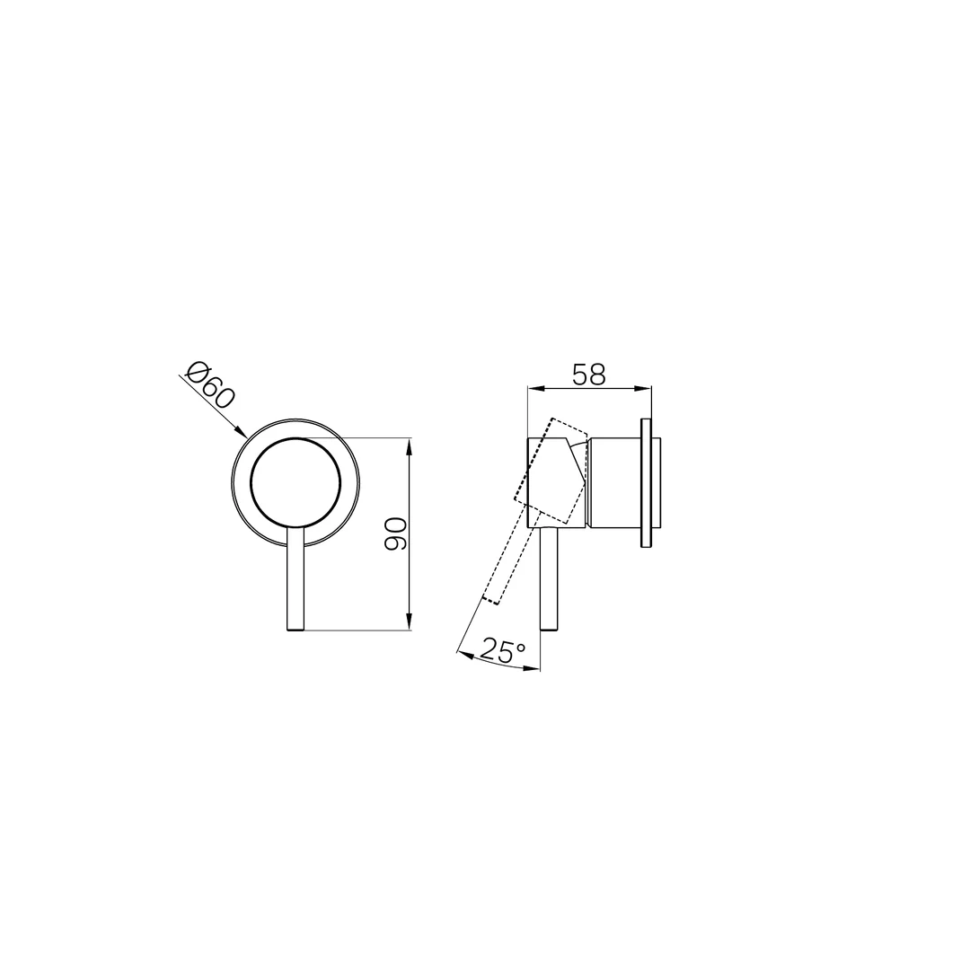 Nero Dolce Ii Shower Mixer Trim Kits Only Brushed Gold - Image 2