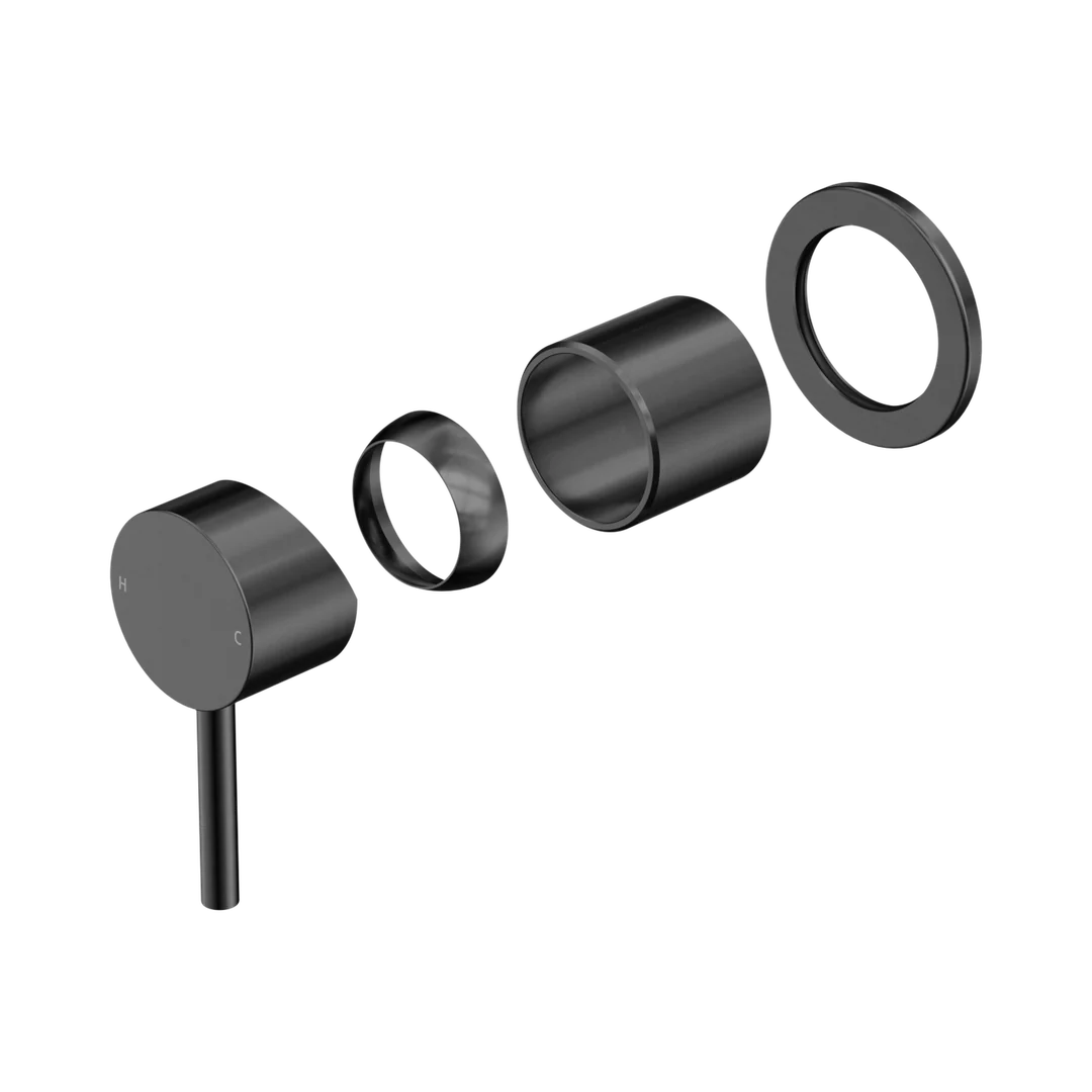 Nero Dolce Ii Shower Mixer Trim Kits Only Gun Metal