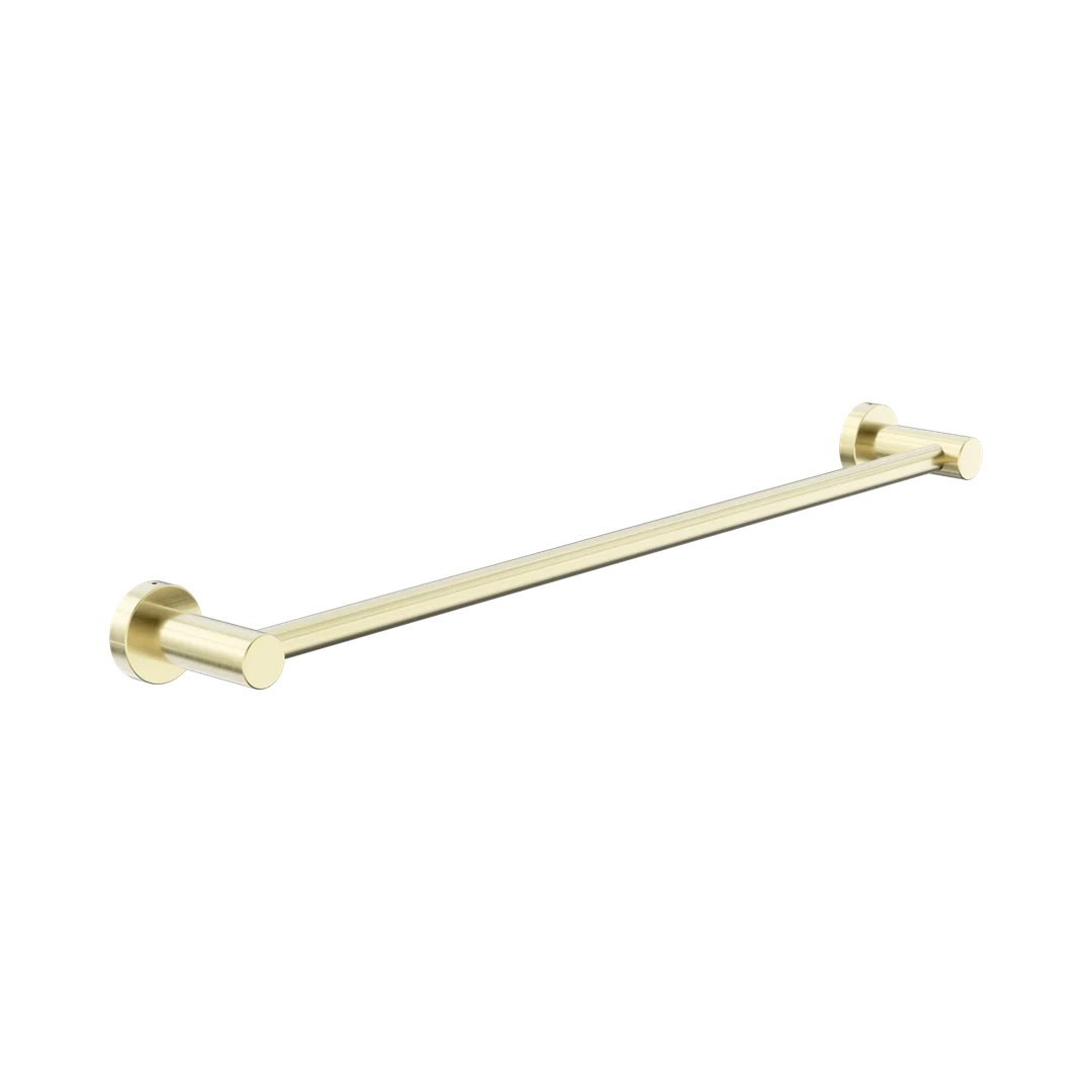 Nero Dolce Ii Single Towel Rail 600Mm Brushed Gold