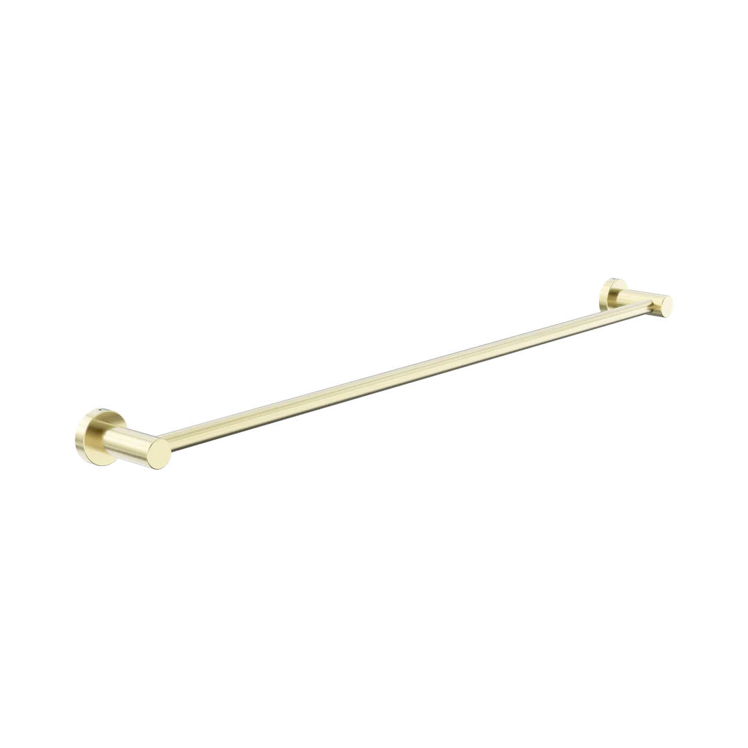 Nero Dolce Ii Single Towel Rail 800Mm Brushed Gold
