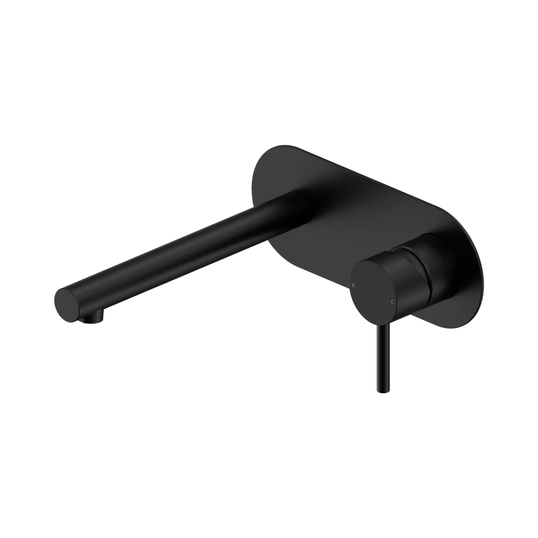 Nero Dolce Ii Wall Basin/Bath Mixer Matte Black