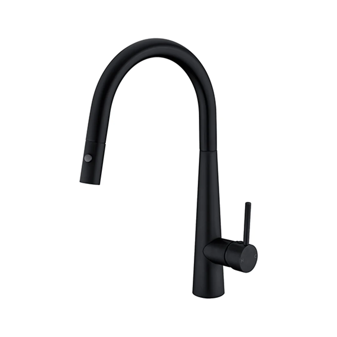 Nero Dolce Pull Out Sink Mixer With Vegie Spray Function Matte Black