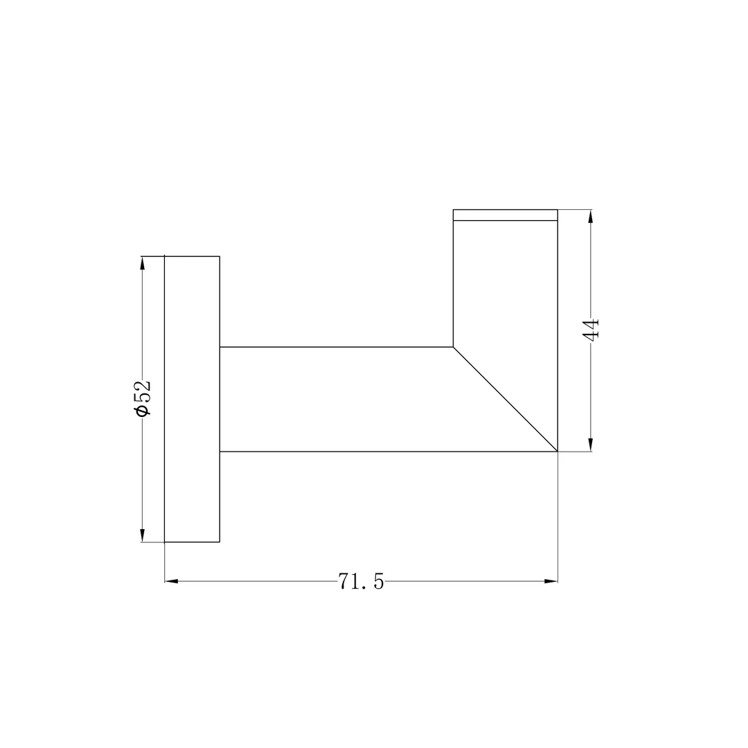 Nero Dolce Robe Hook Brushed Nickel - Image 3