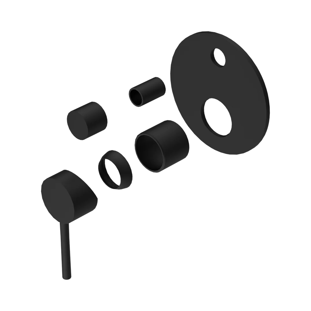 Nero Dolce Shower Mixer With Diverter Trim Kits Only Matte Black