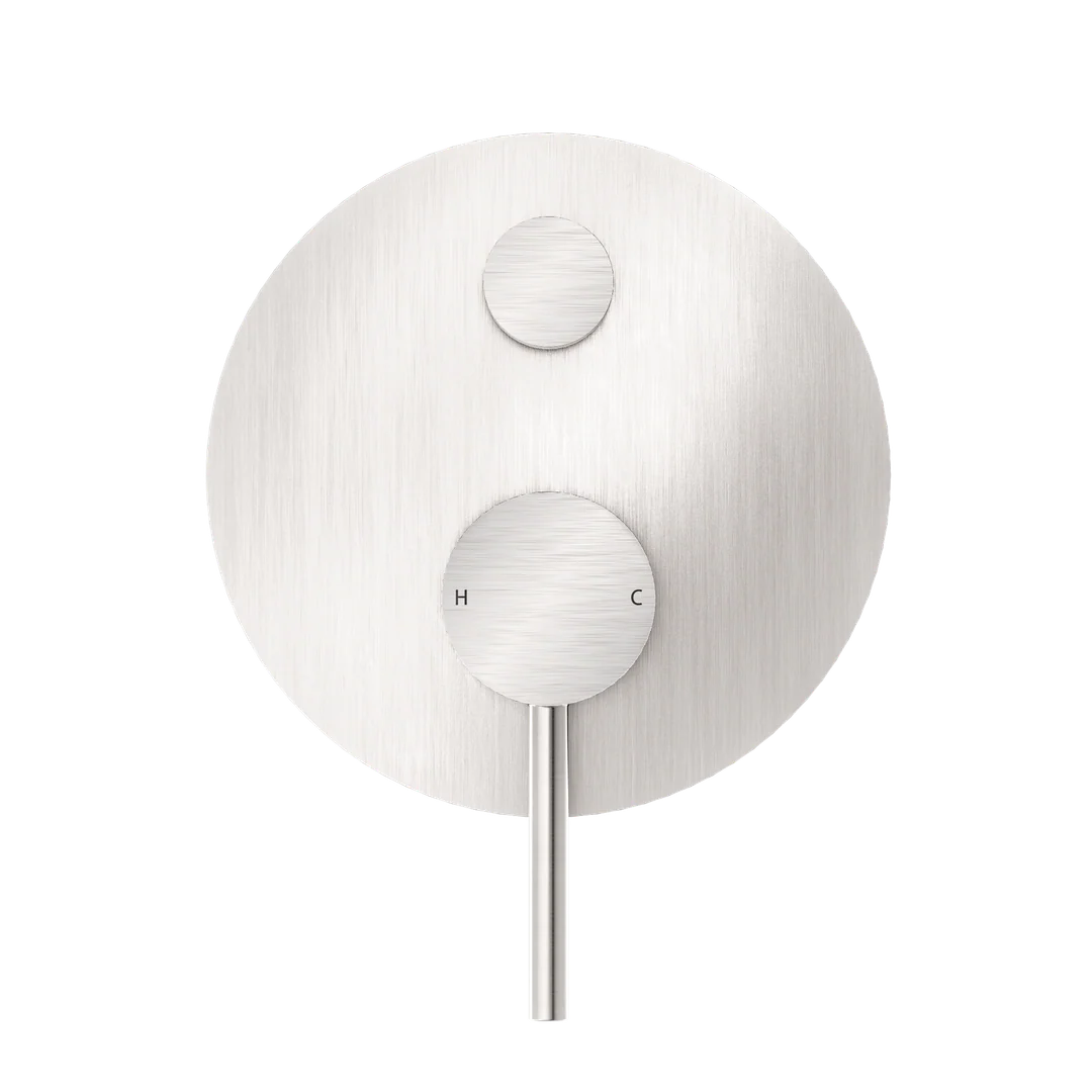 Nero Dolce Shower Mixer With Divertor Brushed Nickel - Image 5