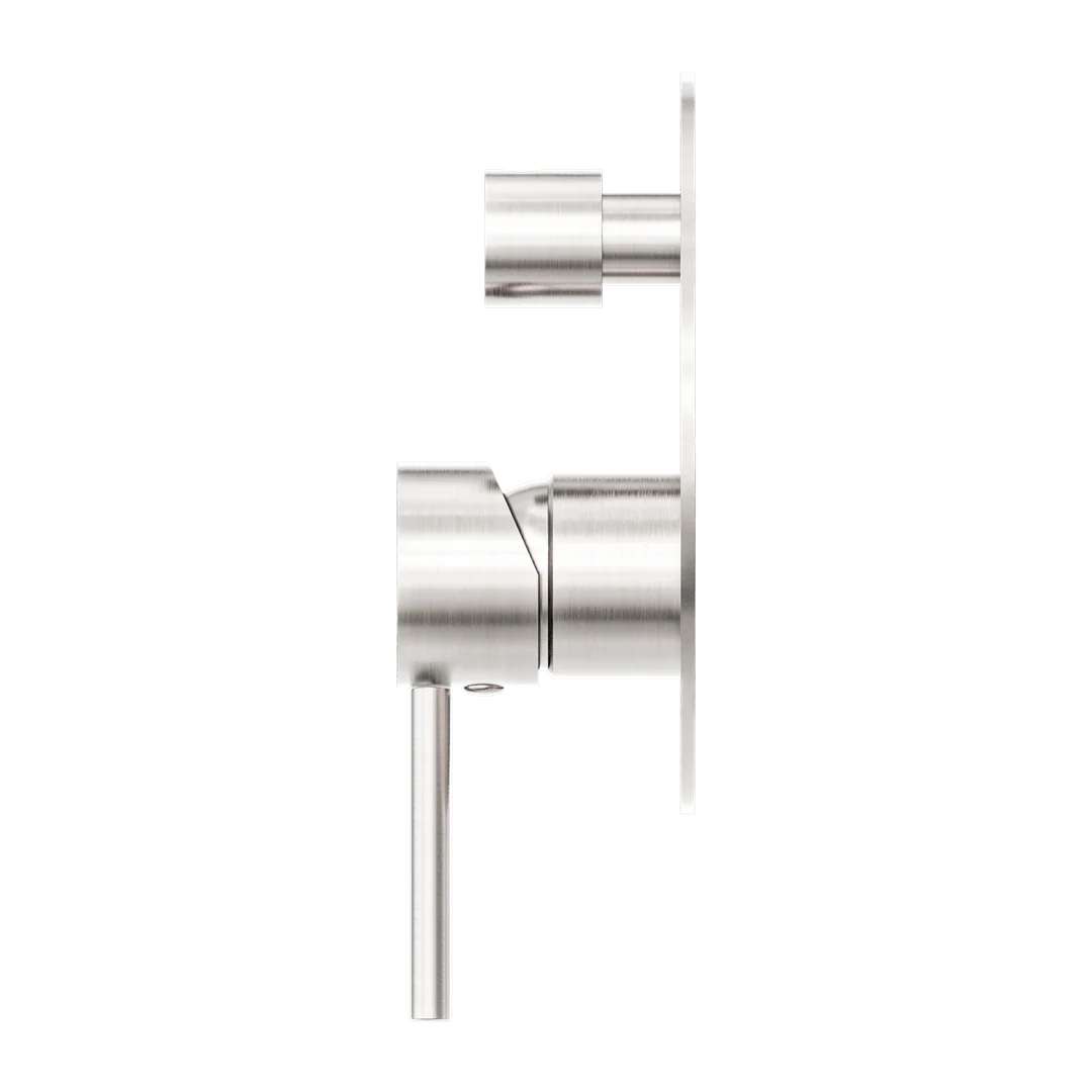 Nero Dolce Shower Mixer With Divertor Brushed Nickel - Image 6
