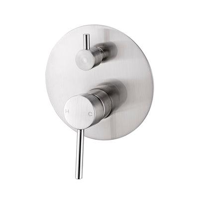 Nero Dolce Shower Mixer With Divertor Brushed Nickel - Image 8