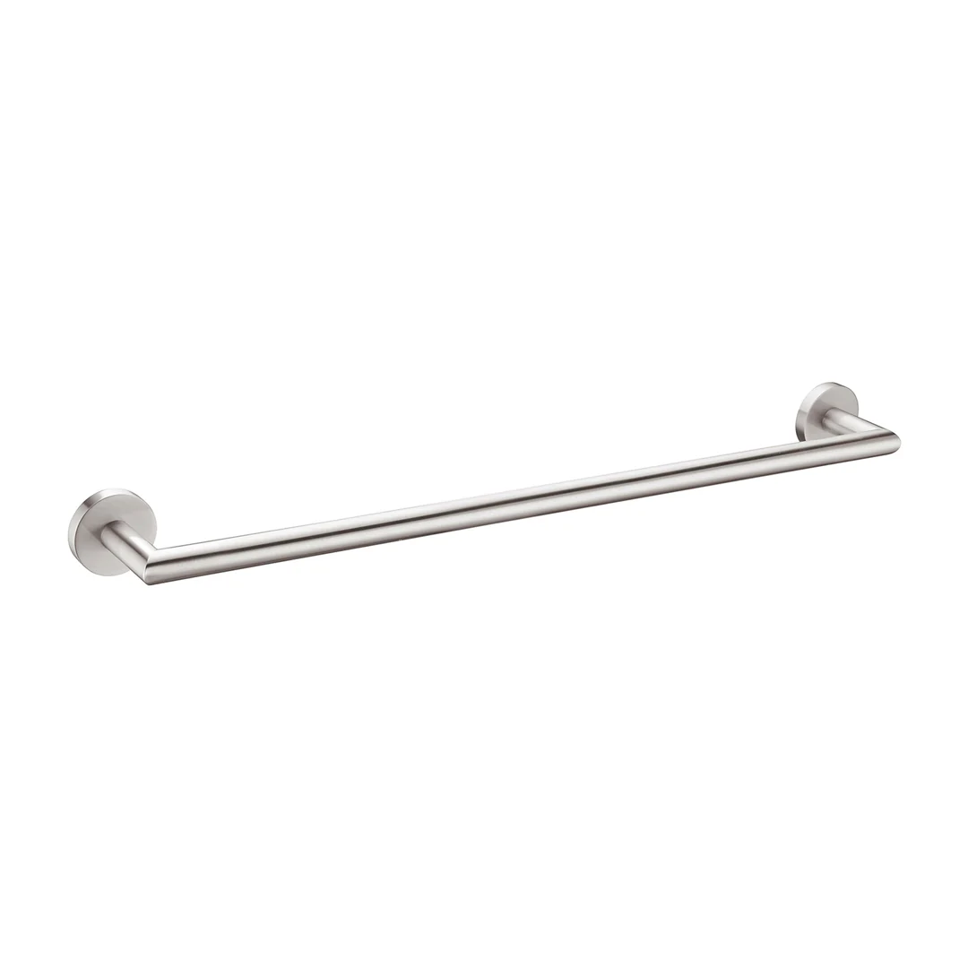 Nero Dolce 700Mm Single Towel Rail Brushed Nickel - Image 3