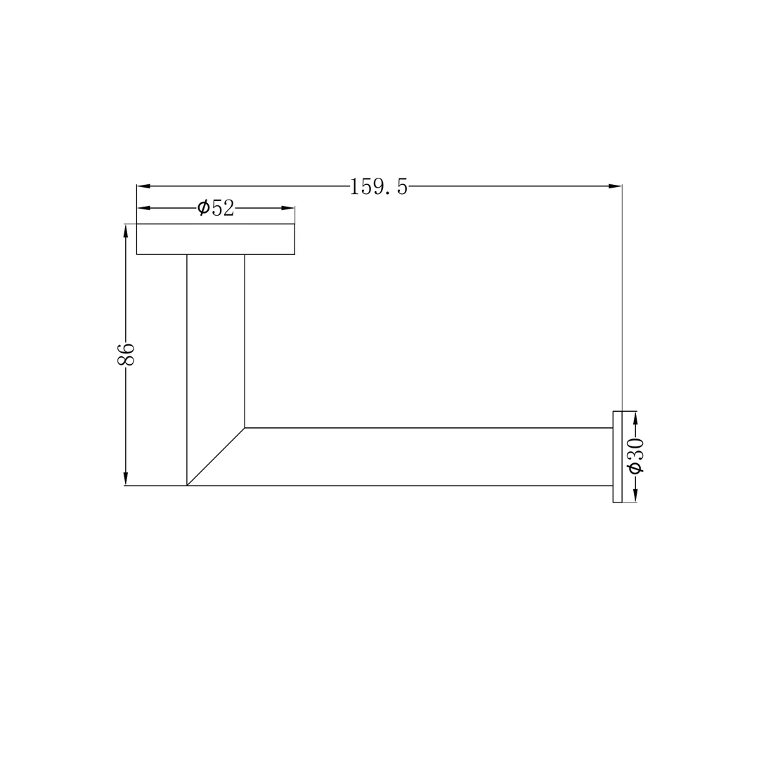 Nero Dolce Toilet Roll Holder Brushed Nickel - Image 3