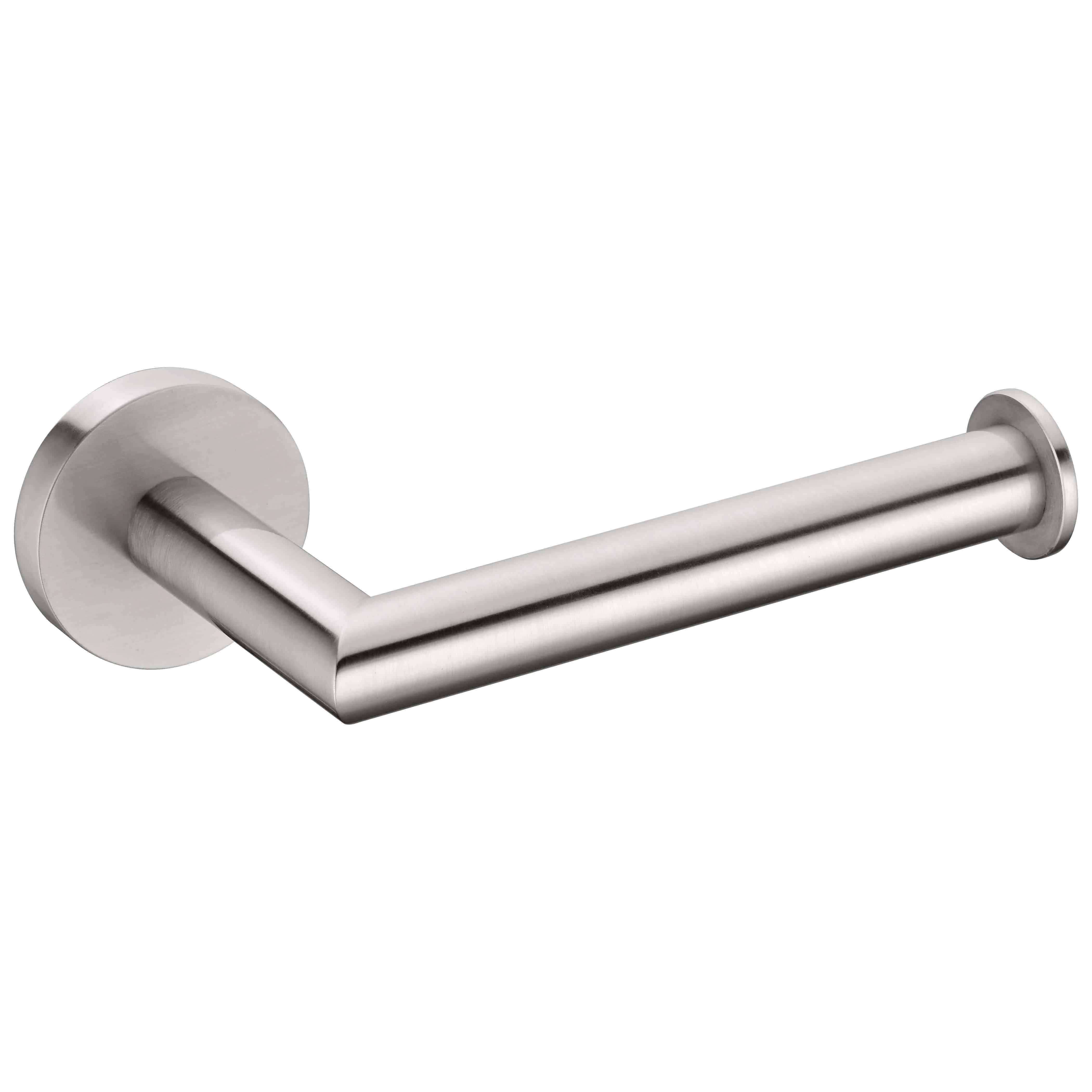 Nero Dolce Toilet Roll Holder Brushed Nickel - Image 8