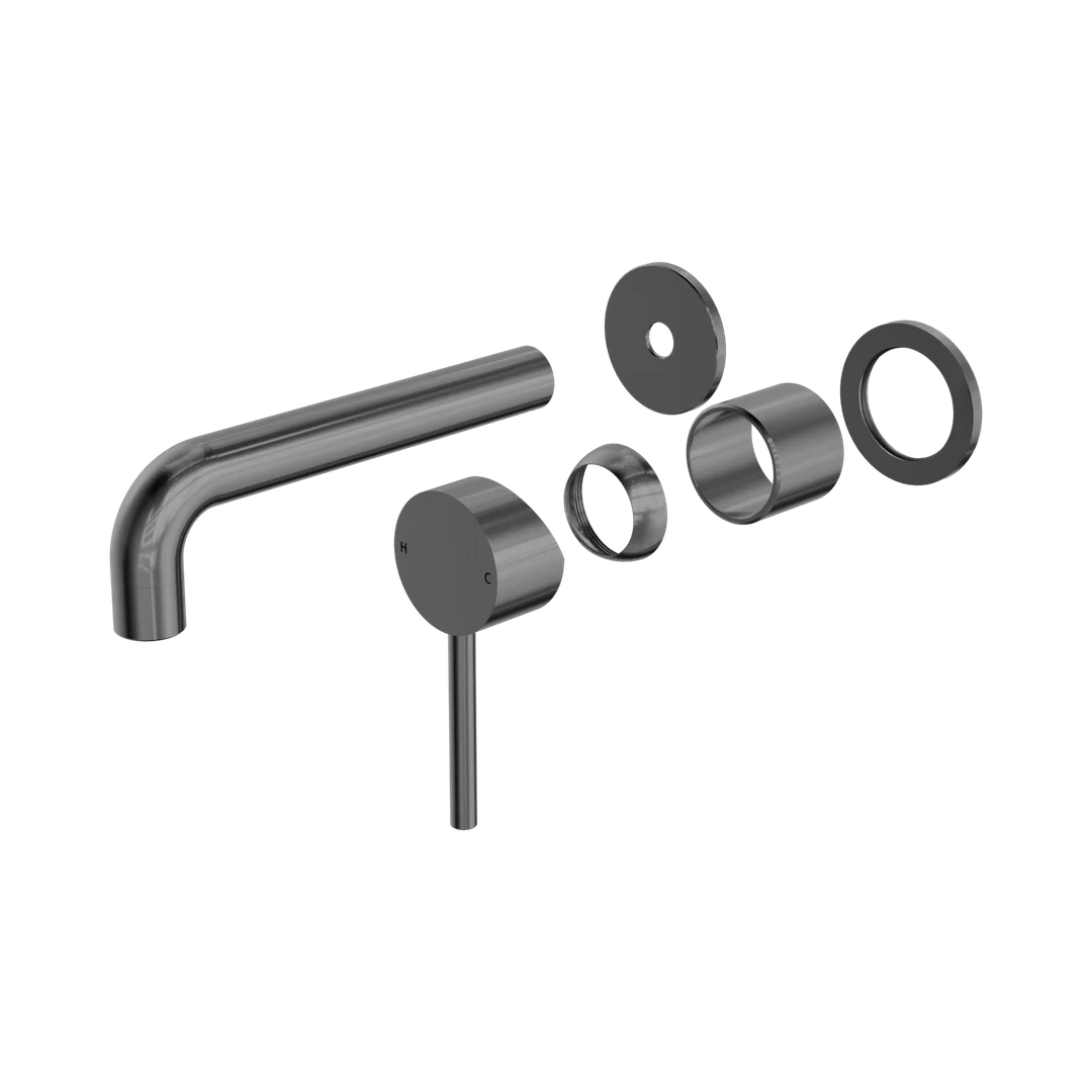 Nero Dolce Wall Basin/Bath Mixer Separate Back Plate Trim Kits Only Gun Metal