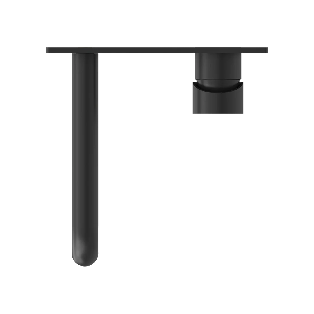 Nero Dolce Wall Basin Mixer (Stylish Spout) Matt Black - Image 5