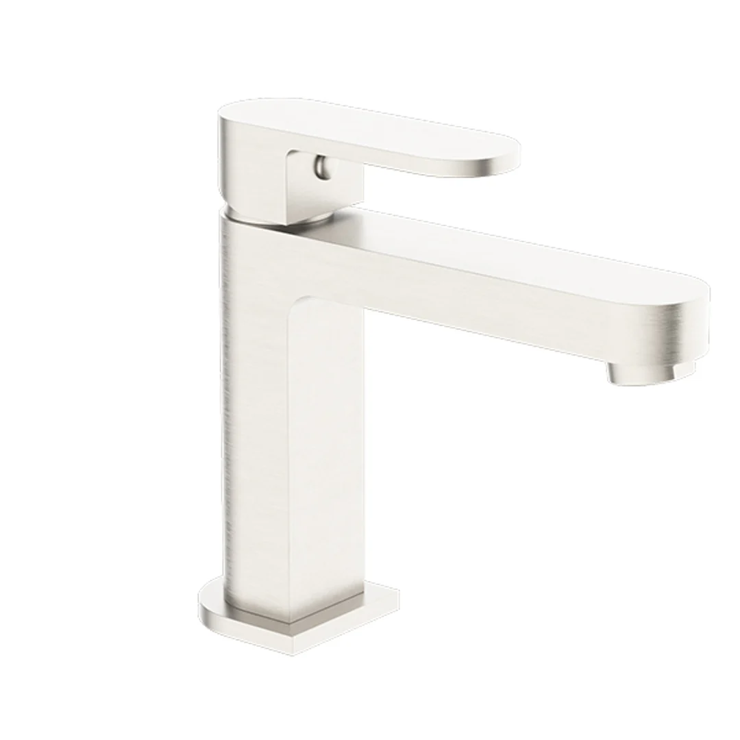 Nero Ecco Basin Mixer  Brushed Nickel