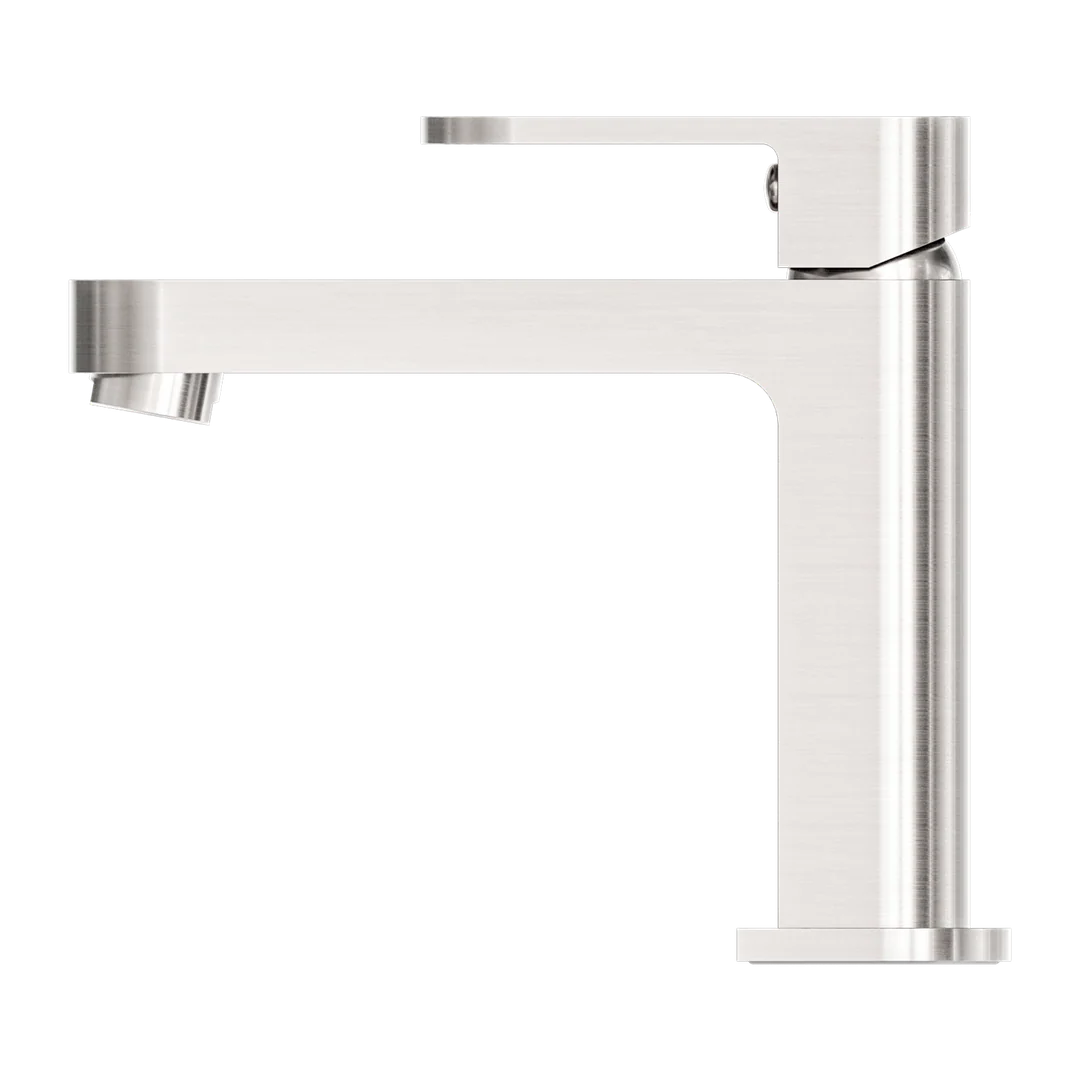 Nero Ecco Basin Mixer  Brushed Nickel - Image 5