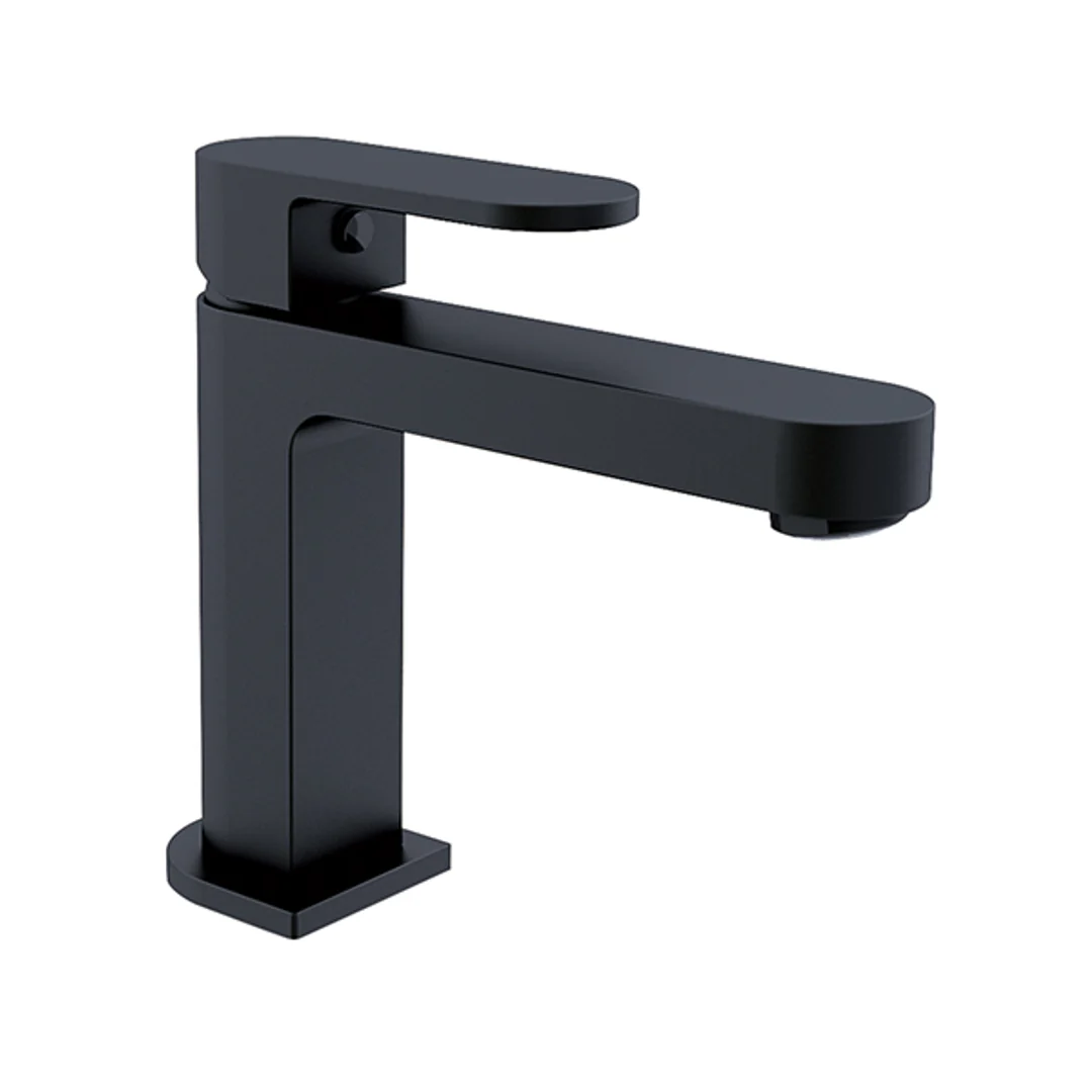 Nero Ecco Basin Mixer  Matt Black