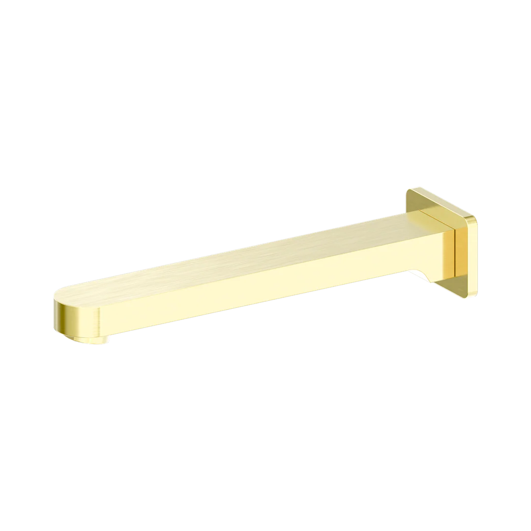 Nero Ecco Fixed Bath Spout Only Brushed Gold