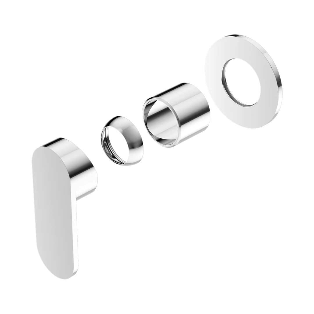Nero Ecco Shower Mixer 80Mm Round Plate Trim Kits Only Chrome