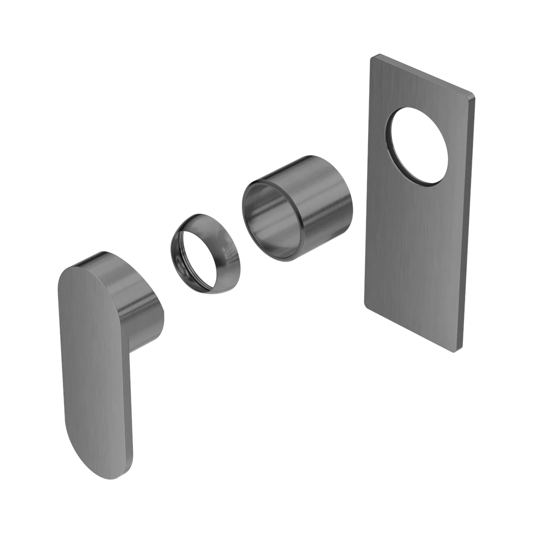 Nero Ecco Shower Mixer Trim Kits Only Gun Metal