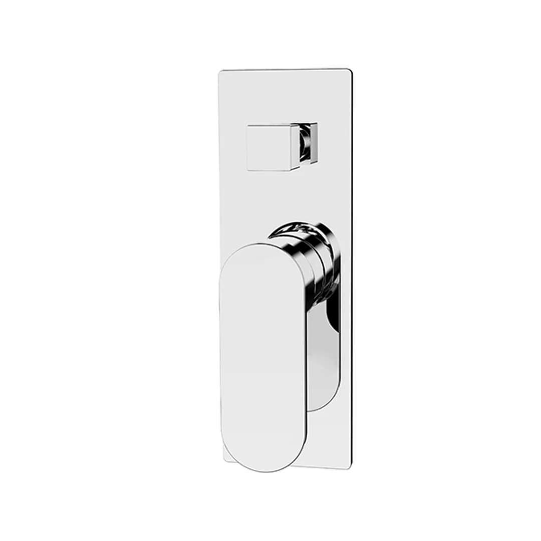 Nero Ecco Shower Mixer With Divertor  Chrome - Image 2