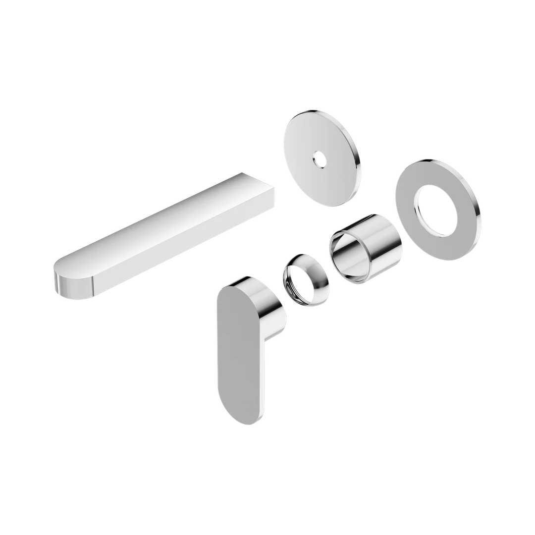 Nero Ecco Wall Basin/Bath Mixer Separate Back Plate Trim Kits Only Chrome