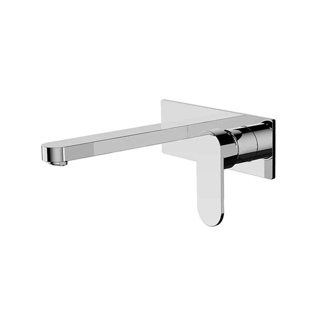 Nero Ecco Wall Basin Mixer Chrome - Image 2