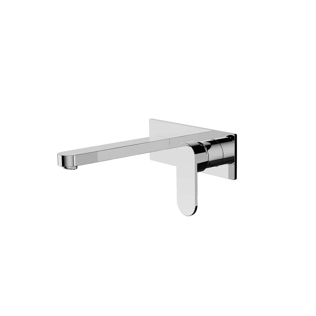 Nero Ecco Wall Basin Mixer Chrome - Image 7